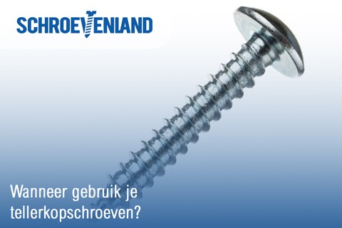 Wanneer gebruik je tellerkopschroeven?